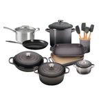 20pc Mixed Material Kitchen Set Oyster Product Image