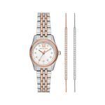 Ladies Lexington RG & Silver-Tone Stainless Steel Watch & Bracelet Gift Set Product Image