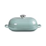 1.5qt Signature Cast Iron Oval Bread Oven Sea Salt Product Image