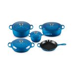 9pc Signature Cast Iron Cookware Set Marseille Product Image