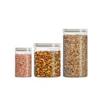 3pc Store It Glass Canisters Set Product Image