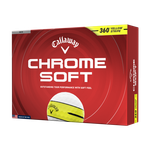 Callaway Chrome Soft 360 Yellow Stripe Golf Balls Yellow Stripe Product Image