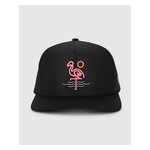 Waggle Flamingo Bay Hat Black Product Image