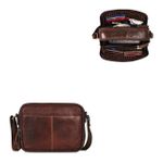 Double Zippered Crossbody Bag Product Image