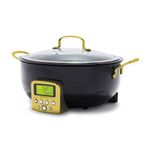 Elite Ceramic 6qt Smart Skillet Black Product Image