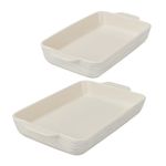 2pc Bake It Ceramic Rectangular Bakeware Set Product Image