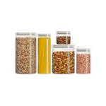 5pc Store It Glass Canisters Set Product Image