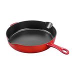 11" Cast Iron Traditional Deep Skillet, Cherry Product Image