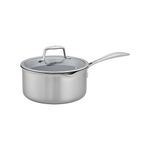Clad CFX 3qt Stainless Steel Nonstick Ceramic Saucepan w/ Lid Product Image