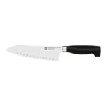 7" Four Star Hollow Edge Rocking Santuko Knife Product Image