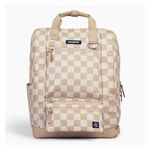 Porter Dog Gear Backpack, Tan Checkerboard Product Image