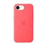iPhone 17e Silicone Case with MagSafe – Bright Guava Product Image