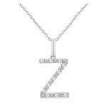 Initial Diamond Necklace-Z Product Image
