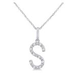 Initial Diamond Necklace-S Product Image
