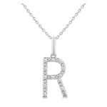 Initial Diamond Necklace-R Product Image