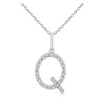 Initial Diamond Necklace-Q Product Image