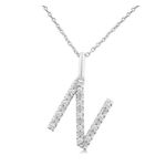 Initial Diamond Necklace-N Product Image