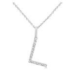 Initial Diamond Necklace-L Product Image