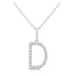 Initial Diamond Necklace-D Product Image