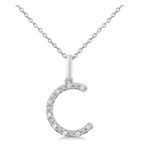 Initial Diamond Necklace-C Product Image