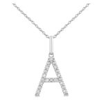 Initial Diamond Necklace-A Product Image