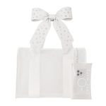 Jelly Tote Bag w/ Phone Pouch Ivory Shine Bow Product Image