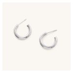 Silver Tessa Tube Hoops Product Image