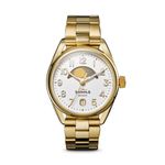 Ladies Derby Day & Night Gold-Tone Stainless Steel Watch Day & Night Dial Product Image