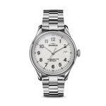 Mens Midsize Vinton Stainless Steel Watch Alabaster Dial Product Image