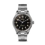 Mens Midsize Vinton Stainless Steel Watch Black Velvet Dial Product Image