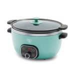Healthy 8qt Slow Cooker Turquoise Product Image