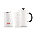 3pc Tribute Coffee Set White Product Image