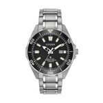 Mens Promaster Dive Eco-Drive Silver-Tone Super Titanium Watch Black Dial Product Image
