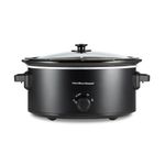 6qt Double-Dish Slow Cooker Black Product Image