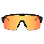 Chamelo Music Shield Glasses (Fire Matte Black Fra Product Image