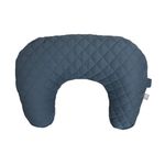 Boppy Luxe Nursing Pillow Quilted Slate Blue Product Image