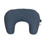 Boppy Luxe Nursing Pillow Muslin Slate Blue Product Image