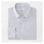 Peter Millar Hanford Performance Twill Sport Shirt Medium Classic Navy Size: Medium Product Image