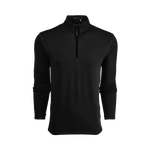 Greyson Tate Mock Neck Quarter-Zip Shepherd Black X-Large Size: X-Large Product Image