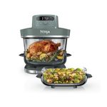 Crispi Pro 6-in-1 Glass Countertop Air Fryer, Ash Gray Product Image