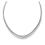Omega Collar Necklace Silver Product Image