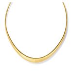 Omega Collar Necklace Gold Product Image
