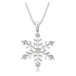 Diamond Snowflake Necklace Product Image