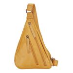 Leather Hippie Sling Bag - Small Camel Product Image