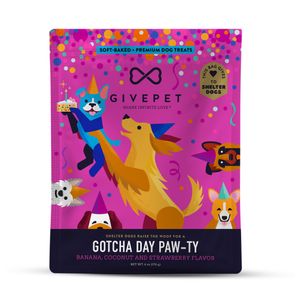 Gotcha Day Paw-ty Soft-Baked Dog Treats - 6oz Bag Product Image
