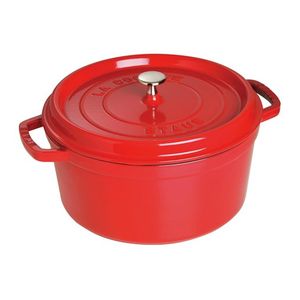 7qt Cast Iron Round Dutch Oven Cherry Product Image