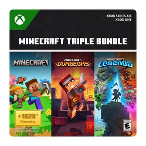 Minecraft Triple Bundle Standard Edition - Xbox Series X, Xbox Series S, Xbox One [Digital] Product Image