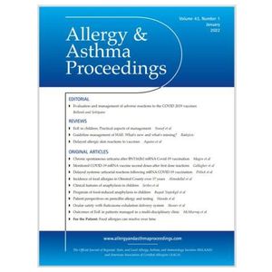 Allergy and Asthma Proceedings - Digital - 6 Issues Product Image