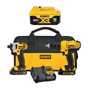20V MAX Lithium-Ion 2-Tool Combo w/ Extra Battery Product Image