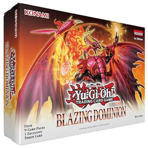 Konami - Yu-Gi-Oh! Blazing Dominion 4Pk with Token Card Product Image